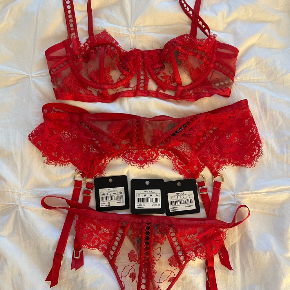 Honey Birdette Molly Red.